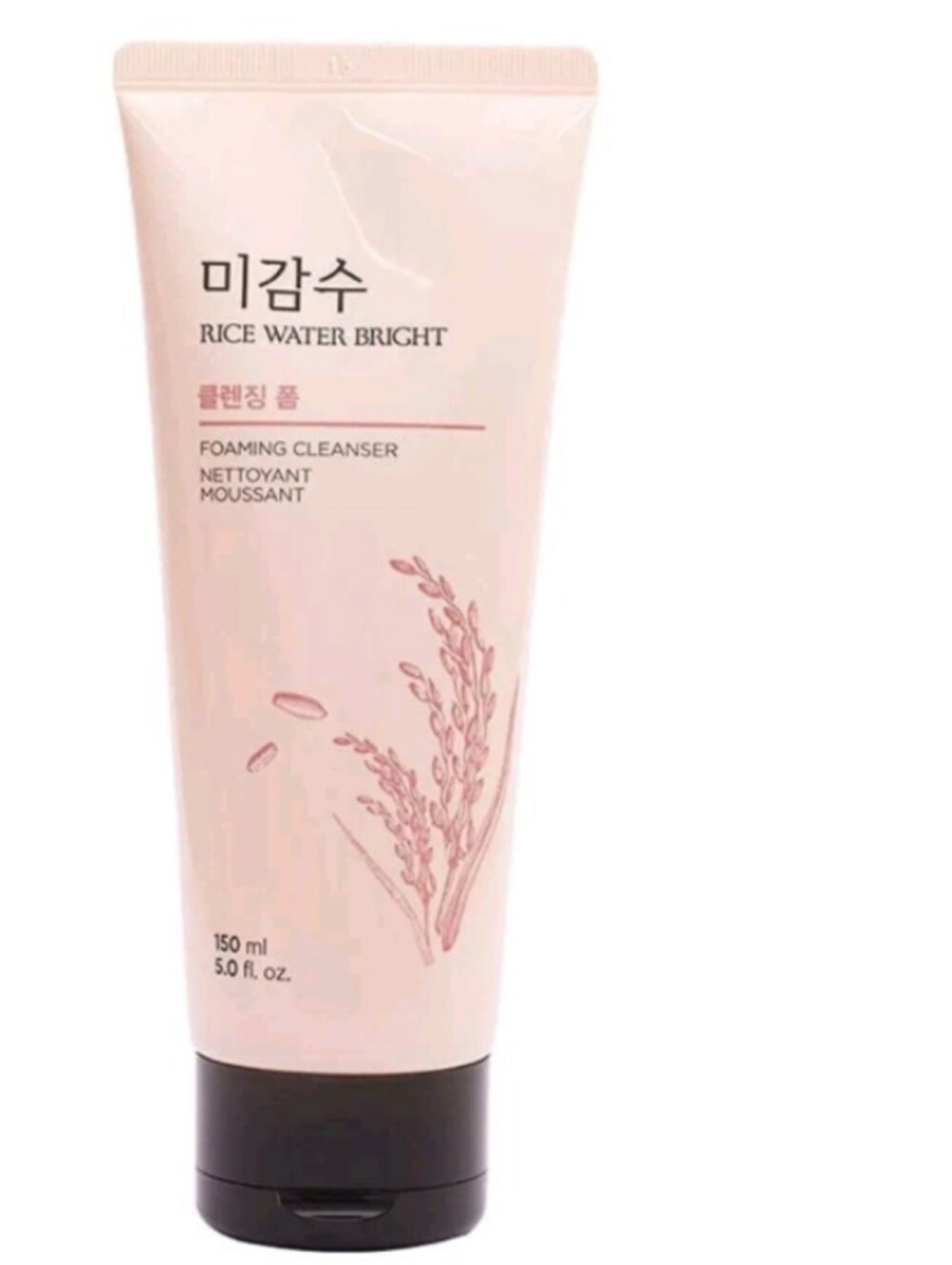 Rice Water Bright Foaming Cleanser By Face Shop with Rice Water 5fl.oz. New.
